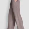 Hoch taillierte Hose mit Logo-Bund und weitem Bein