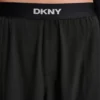 Hoch taillierte Hose mit Logo-Bund und weitem Bein Hoch taillierte Hose mit Logo-Bund und weitem Bein