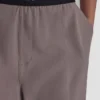 Hoch taillierte Hose mit Logo-Bund und weitem Bein