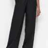 Hoch taillierte Hose mit weitem Bein Hoch taillierte Hose mit weitem Bein