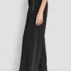 Hoch taillierte Hose mit weitem Bein Hoch taillierte Hose mit weitem Bein
