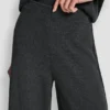 Hoch taillierte Hose mit weitem Bein Hoch taillierte Hose mit weitem Bein