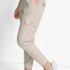 Hoch taillierte, Relaxed Fit Cargo-Jogginghose Hoch taillierte, Relaxed Fit Cargo-Jogginghose