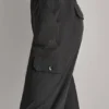 Hoch taillierte, Relaxed Fit Cargo-Jogginghose Hoch taillierte, Relaxed Fit Cargo-Jogginghose