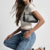 Hoch taillierte Utility-Jeans mit geradem Bein Hoch taillierte Utility-Jeans mit geradem Bein