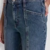 Hoch taillierte, verkürzte Utility-Hose mit weitem Bein Hoch taillierte, verkürzte Utility-Hose mit weitem Bein
