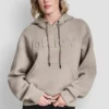 Hoodie aus Scuba-Stoff mit Logo-Prägung Hoodie aus Scuba-Stoff mit Logo-Prägung