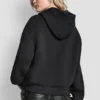 Hoodie aus Scuba-Stoff mit Logo-Prägung Hoodie aus Scuba-Stoff mit Logo-Prägung