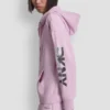 Hoodie mit durchgehendem Reißverschluss und Folienlogo Hoodie mit durchgehendem Reißverschluss und Folienlogo