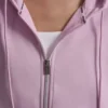 Hoodie mit durchgehendem Reißverschluss und Folienlogo Hoodie mit durchgehendem Reißverschluss und Folienlogo