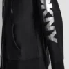 Hoodie mit durchgehendem Reißverschluss und Folienlogo Hoodie mit durchgehendem Reißverschluss und Folienlogo