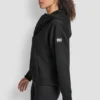 Hoodie mit durchgehendem Reißverschluss und Gummizügen Hoodie mit durchgehendem Reißverschluss und Gummizügen