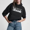 Hoodie mit gestapeltem Strass-Foil-Logo Hoodie mit gestapeltem Strass-Foil-Logo
