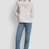 Hoodie mit gestapeltem Strass-Foil-Logo Hoodie mit gestapeltem Strass-Foil-Logo