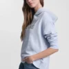 Hoodie mit gestapeltem Strass-Foil-Logo Hoodie mit gestapeltem Strass-Foil-Logo