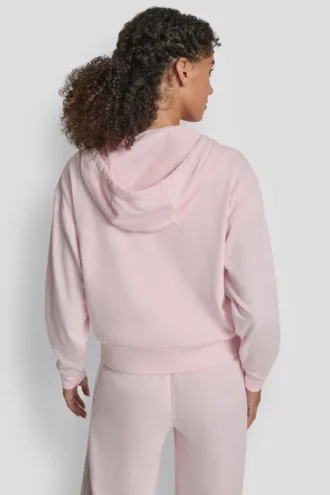 Hoodie mit Reißverschluss und Pailletten
