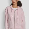 Hoodie mit Reißverschluss und Pailletten Hoodie mit Reißverschluss und Pailletten