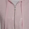 Hoodie mit Reißverschluss und Pailletten Hoodie mit Reißverschluss und Pailletten