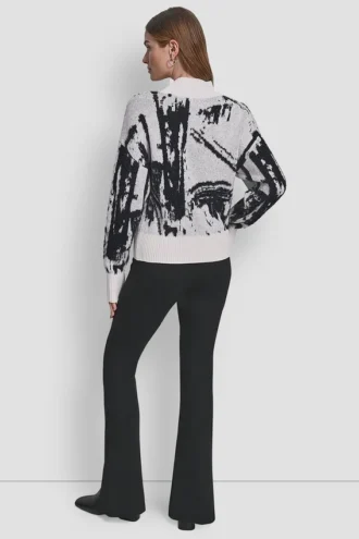 Intarsia-Oversize-Pullover