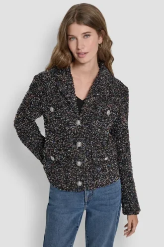 Jacke mit Knöpfen und praktischen Taschen