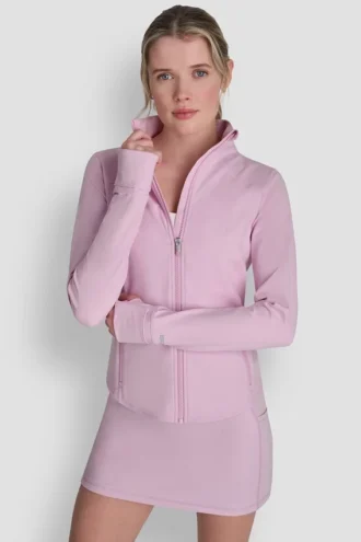 Jacke mit Trichterkragen