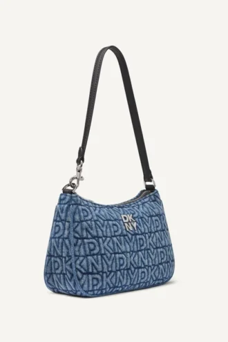 Jenny Denim Logo-Umhängetasche