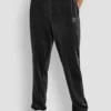 Jogginghose aus Velours mit Strass-Logo und Relaxed Fit Jogginghose aus Velours mit Strass-Logo und Relaxed Fit