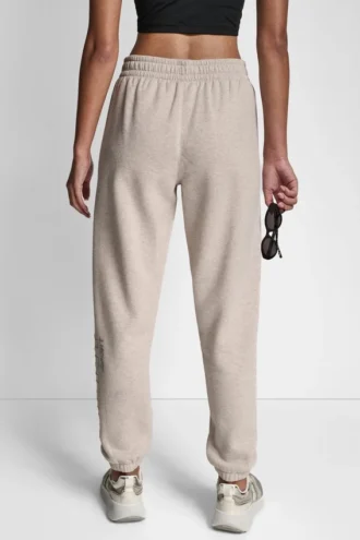 Jogginghose mit erhabener Stickerei und Strass-Logo