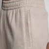 Jogginghose mit erhabener Stickerei und Strass-Logo Jogginghose mit erhabener Stickerei und Strass-Logo