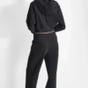 Jogginghose mit extra hoher Leibhöhe und weitem Bein