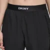 Jogginghose mit extra hoher Taille, Logo-Bund und weitem Bein Jogginghose mit extra hoher Taille, Logo-Bund und weitem Bein