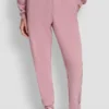 Jogginghose mit hochgeschnittenem Bund, Relaxed Fit und Varisty-Logo aus Strasssteinen Jogginghose mit hochgeschnittenem Bund, Relaxed Fit und Varisty-Logo aus Strasssteinen