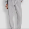 Jogginghose mit hochgeschnittenem Bund, Relaxed Fit und Varisty-Logo aus Strasssteinen Jogginghose mit hochgeschnittenem Bund, Relaxed Fit und Varisty-Logo aus Strasssteinen