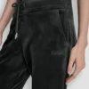 Jogginghose mit Slim-Fit-Schnitt, Velours und hochdichtem Sticklogo Jogginghose mit Slim-Fit-Schnitt, Velours und hochdichtem Sticklogo