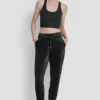 Jogginghose mit Slim-Fit-Schnitt, Velours und hochdichtem Sticklogo Jogginghose mit Slim-Fit-Schnitt, Velours und hochdichtem Sticklogo