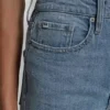 Klassische Straight-Jeans mit hoher Leibhöhe Klassische Straight-Jeans mit hoher Leibhöhe