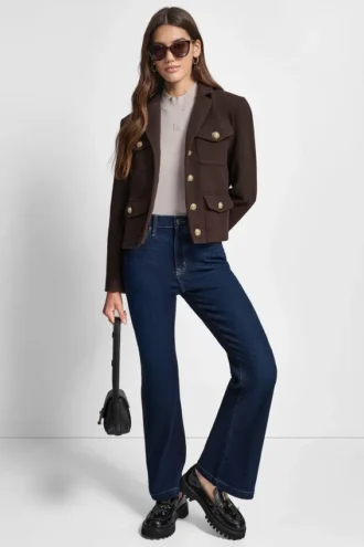 Kurze Jacke aus Kunstwolle Kurze Jacke aus Kunstwolle