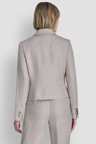 Kurzer Ein-Knopf-Blazer
