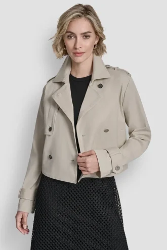 Kurzer Trenchcoat