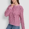 Langarm-Pullover mit Rundhalsausschnitt und Ziernähten an den Ärmeln Langarm-Pullover mit Rundhalsausschnitt und Ziernähten an den Ärmeln