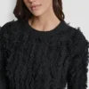 Langarm-Pullover mit Rundhalsausschnitt und Ziernähten an den Ärmeln Langarm-Pullover mit Rundhalsausschnitt und Ziernähten an den Ärmeln