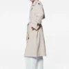 Langer Trenchcoat mit Gürtel Langer Trenchcoat mit Gürtel