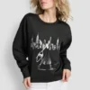 Langärmeliges Sweatshirt für den Mädelsausflug nach New York Langärmeliges Sweatshirt für den Mädelsausflug nach New York