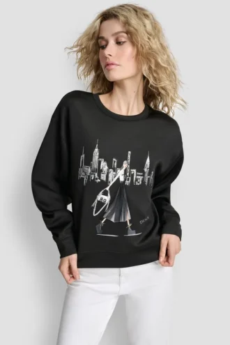 Langärmeliges Sweatshirt für den Mädelsausflug nach New York