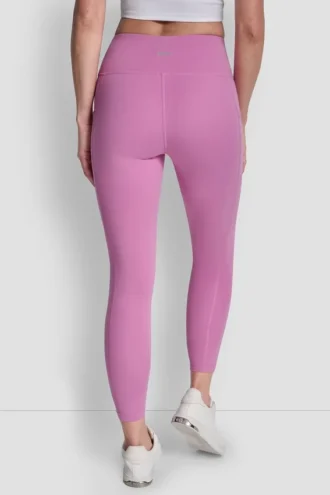 Leggings mit hohem Bund und Logo in 7/8-Länge