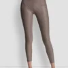 Leggings mit hoher Taille, 7/8-Schnitt, bedruckt, mit Taschen