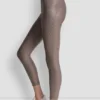 Leggings mit hoher Taille, 7/8-Schnitt, bedruckt, mit Taschen