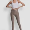 Leggings mit hoher Taille, 7/8-Schnitt, bedruckt, mit Taschen