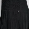 Maxi-Röck mit geraffter Taille und Stufen Maxi-Röck mit geraffter Taille und Stufen