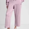 Metallic-Bubble-Logo-Cropped-Hose mit hoher Leibhöhe Metallic-Bubble-Logo-Cropped-Hose mit hoher Leibhöhe